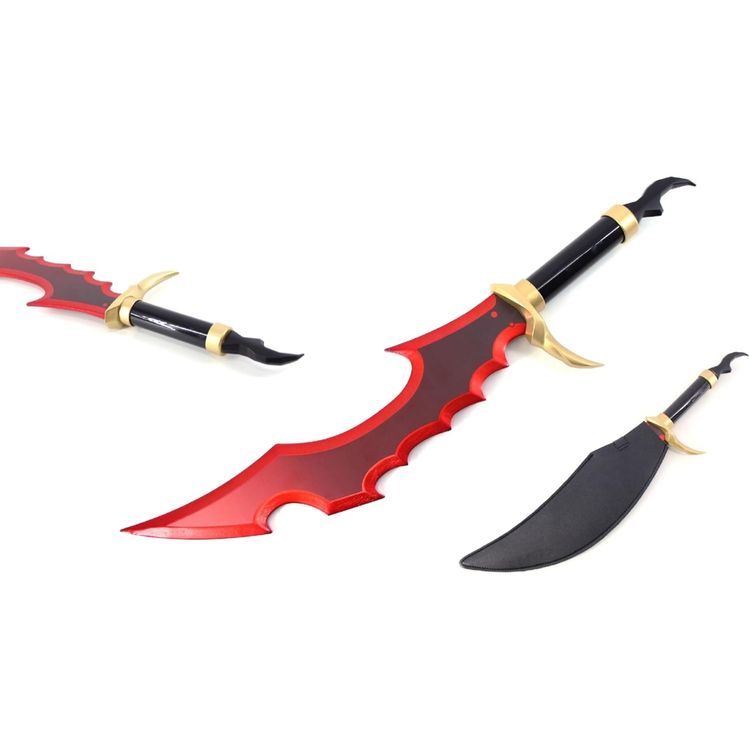 Solo Levelling Knight Killer Dagger Wooden with Sheath imagen 1