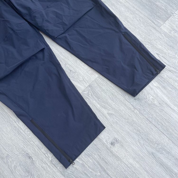 Nike Tech Woven Cargo Tapered Track Pants Bottoms Open Hem Cactus - Obsidian Navy 3