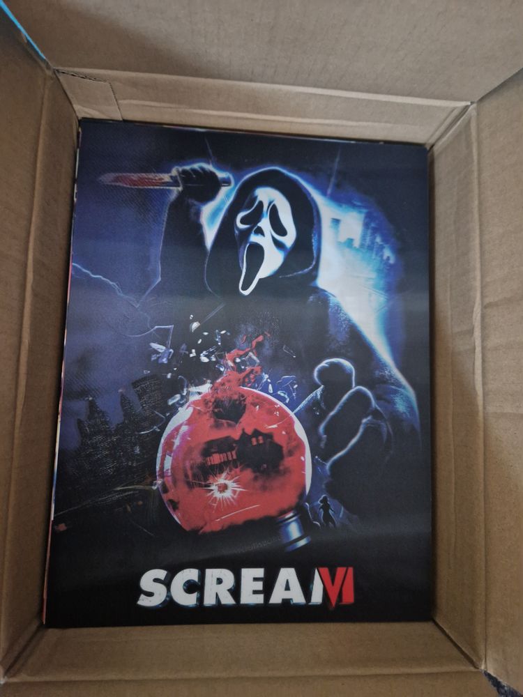 New A3 Scream Vi  3 in 1 lenticular poster