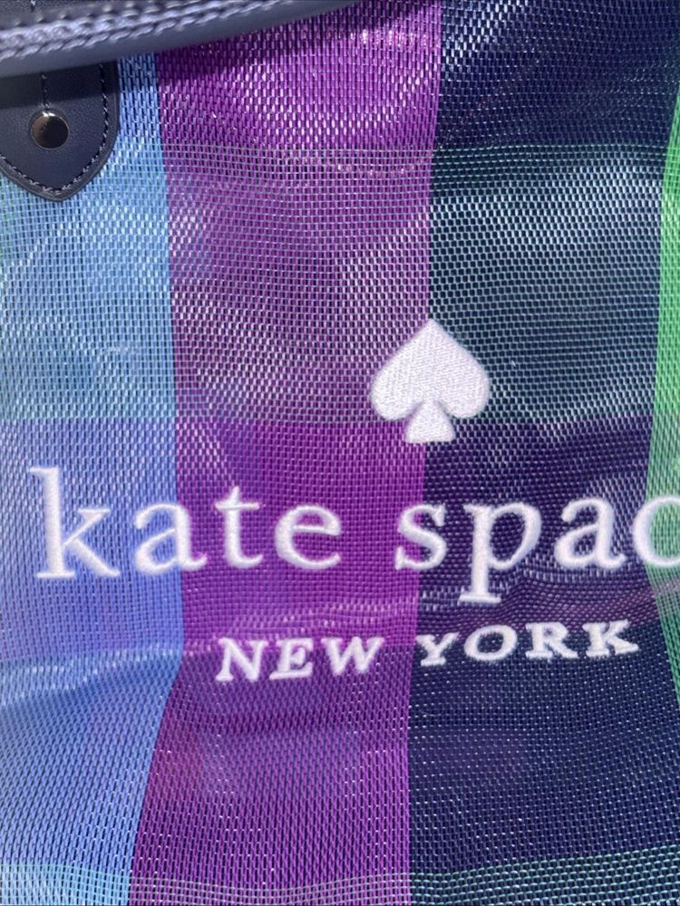 Immagine di Kate Spade Ella Extra Large Rainbow Pride Mesh Bag Tote Zip Top Bnwt £425 2