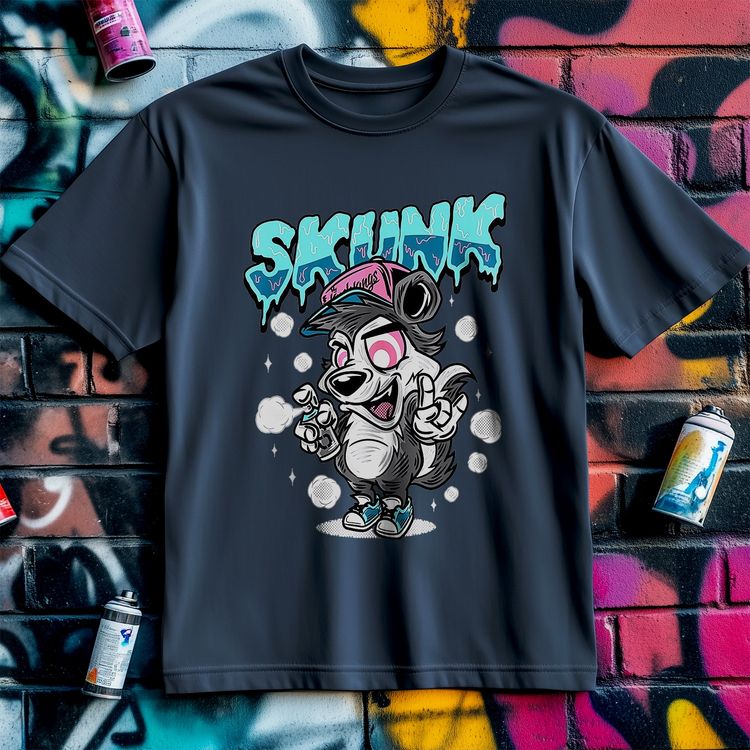 Skunk Graffiti T-Shirt - Funky & image 3