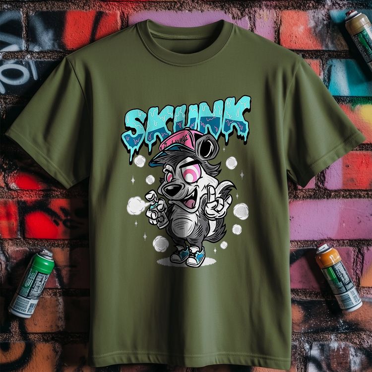 Skunk Graffiti T-Shirt - Funky & image 2