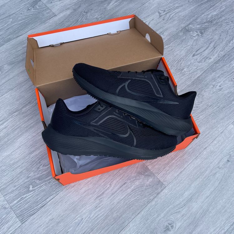 Nike Air Zoom Pegasus 40 Running Gym Trainers - Triple Black [DV3853-002] image 6