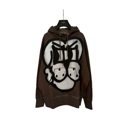 Givenchy x Chito Khaki Dog Graffiti Oversized Hoodie