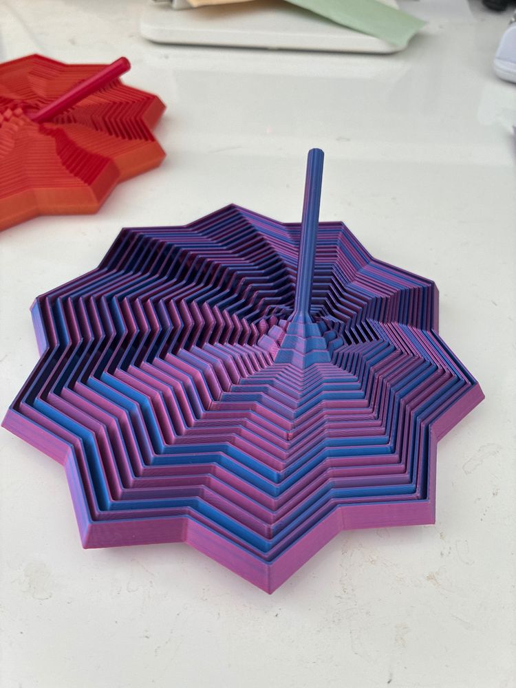 3D spiral fidget product image