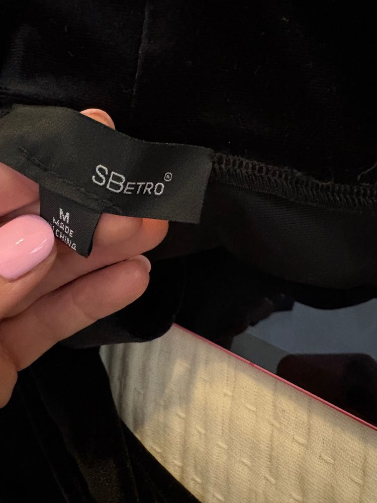 Sbetro Black Velvet Pants imagen 5