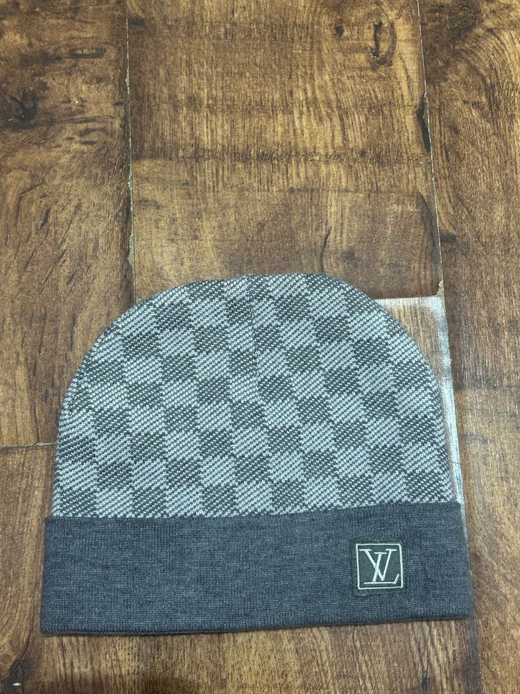 Louis Vuitton Checkered Beanie Hat