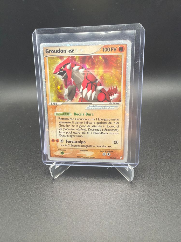 Pokemon Groudon Ex Trading Card product image