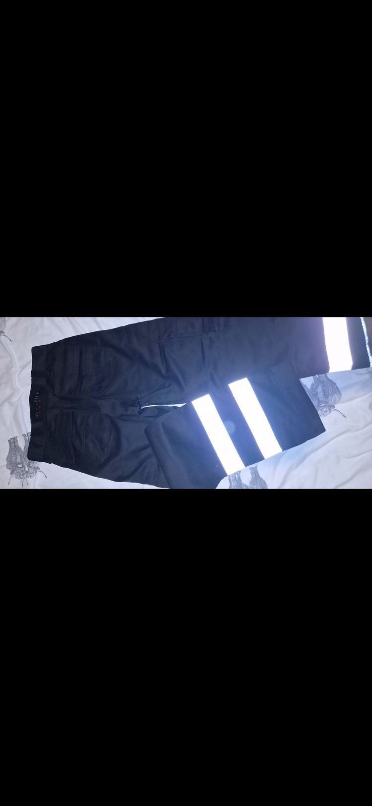 Veltuff Black Work Trousers With Reflective Stripes image 3