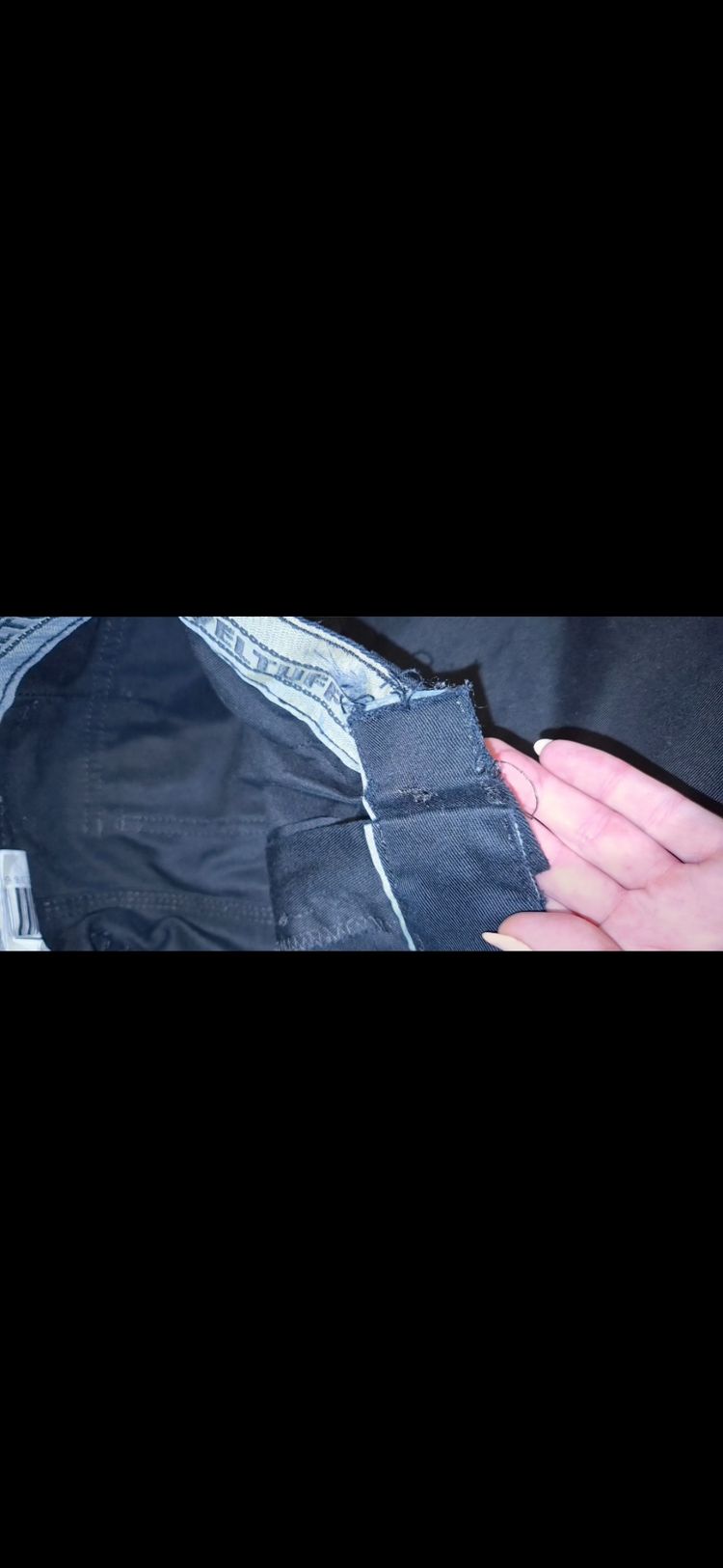 Veltuff Black Work Trousers With Reflective Stripes image 4