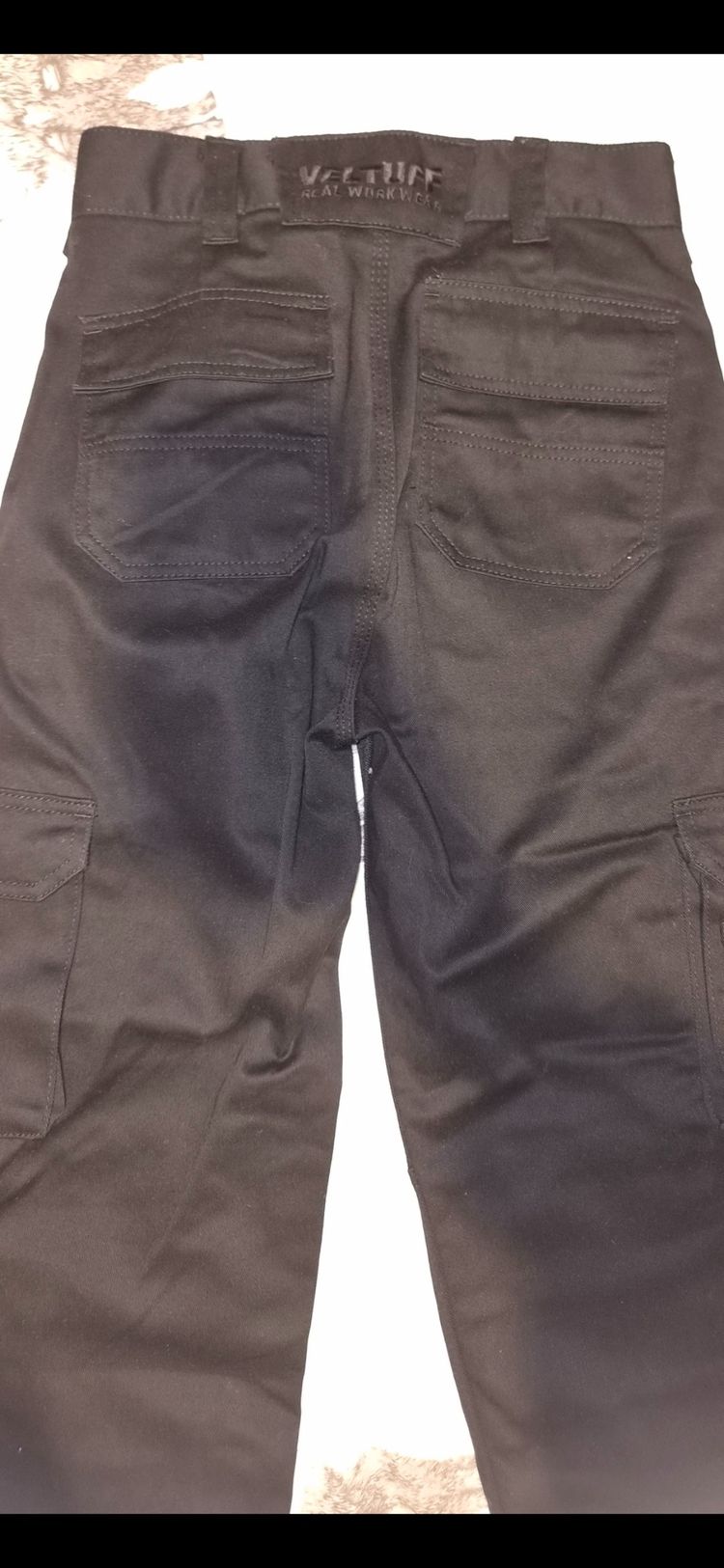 Veltuff Black Work Trousers With Reflective Stripes image 8