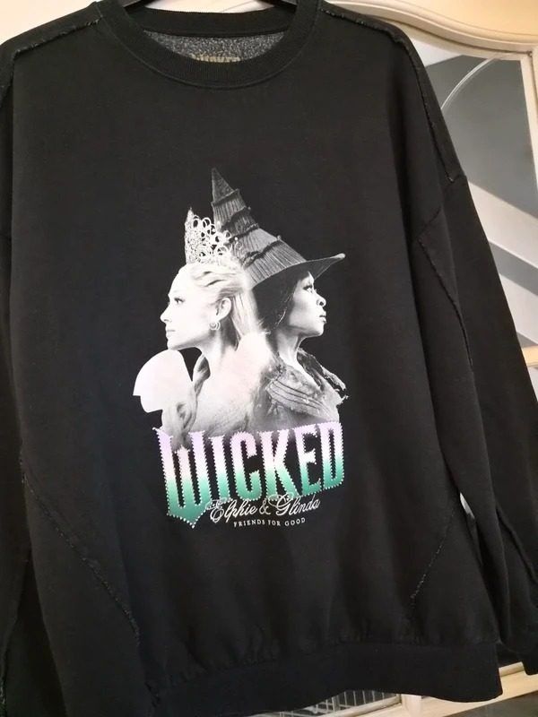 Black Wicked Graphic Sweatshirt image 2