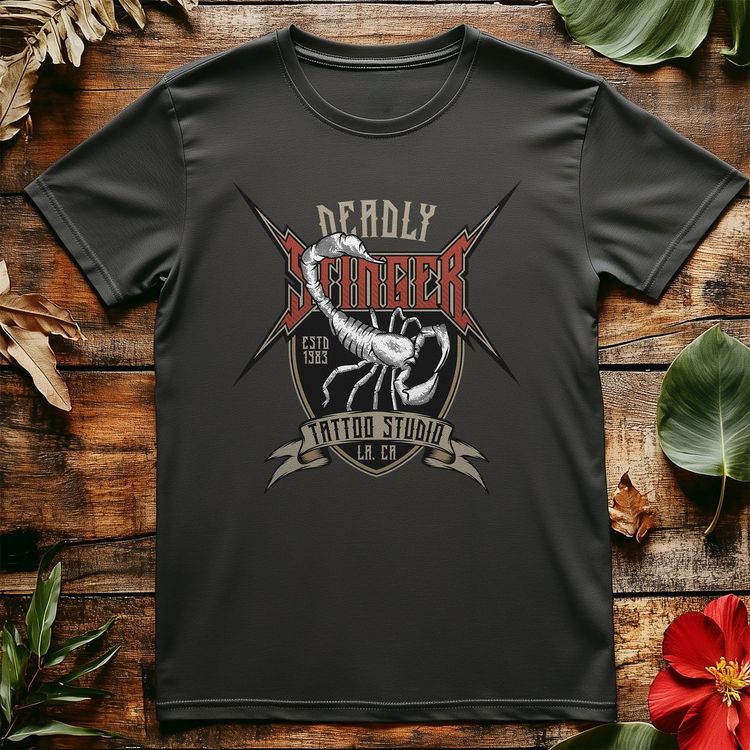 Deadly Stinger Tattoos T-Shirt image 5