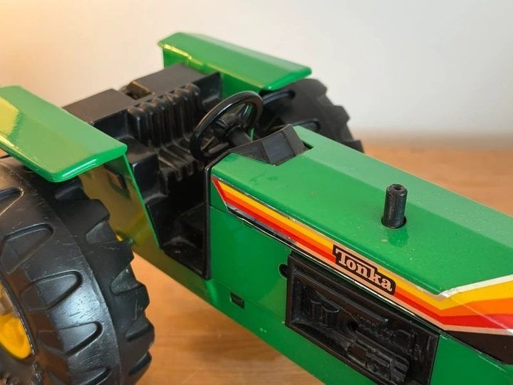 Tonka Green Toy Tractor image 3