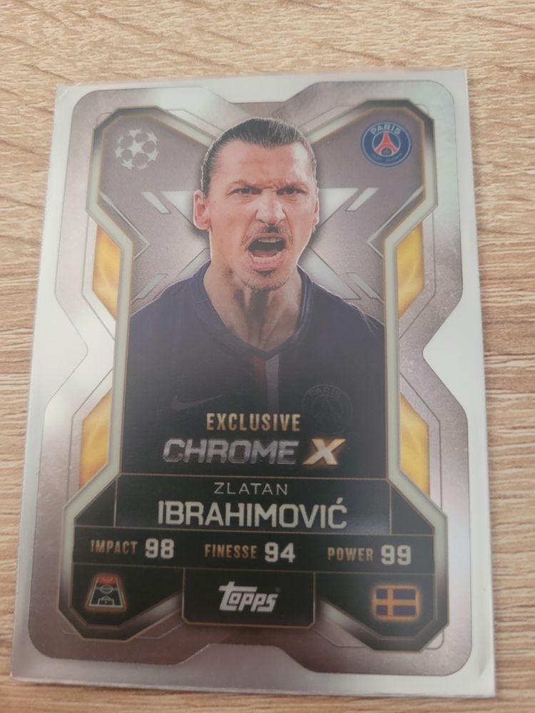 Topps Topps Exclusive Chrome X Zlatan Ibrahimović Football Trading Card product image