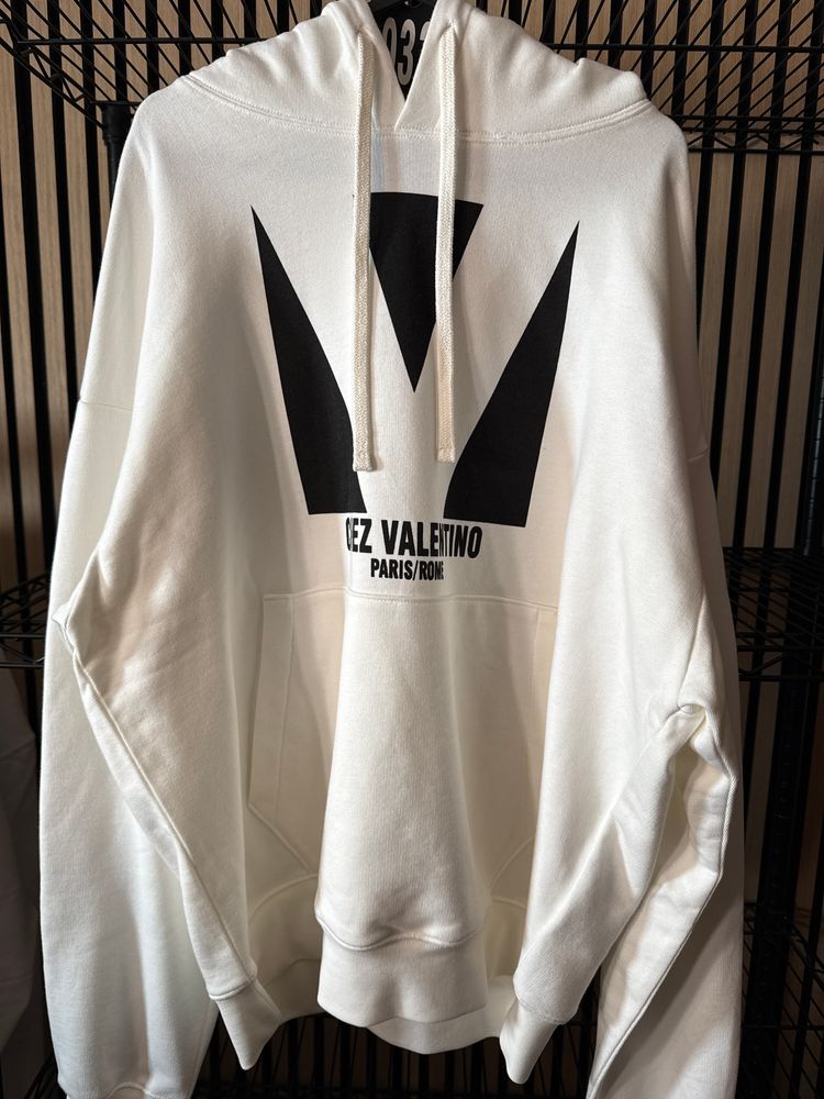 U45 Valentino White Hoodie Brand New