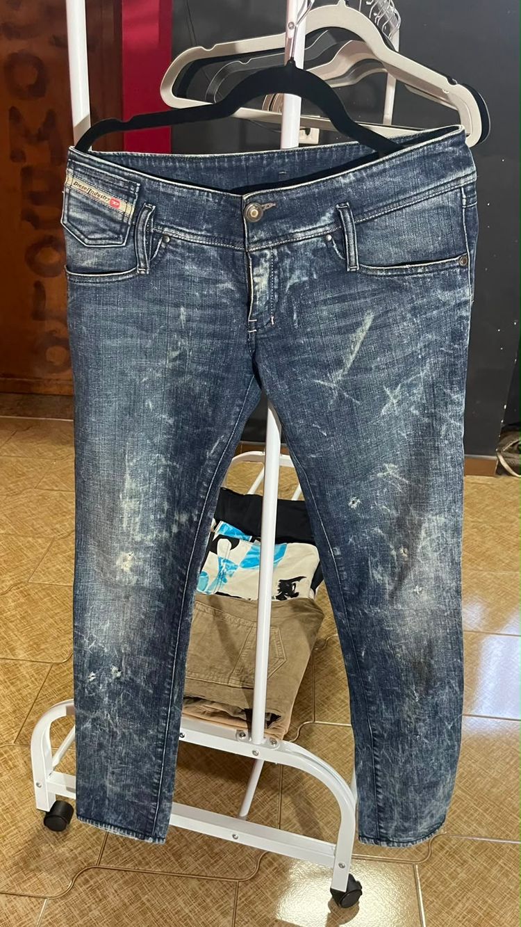 Nudie Jeans Blue Distressed Jeans product image