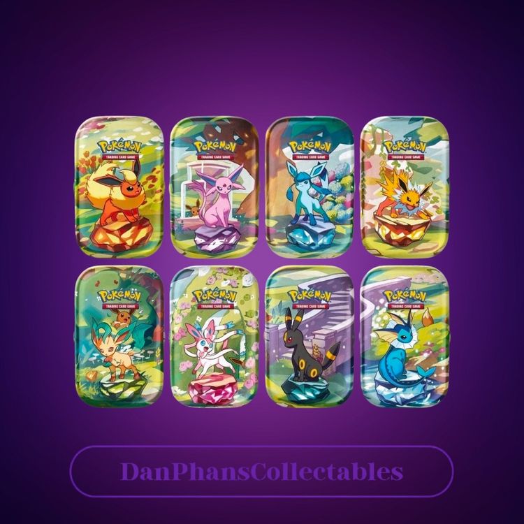 Pokémon Prismatic Evolutions Mini Tin 