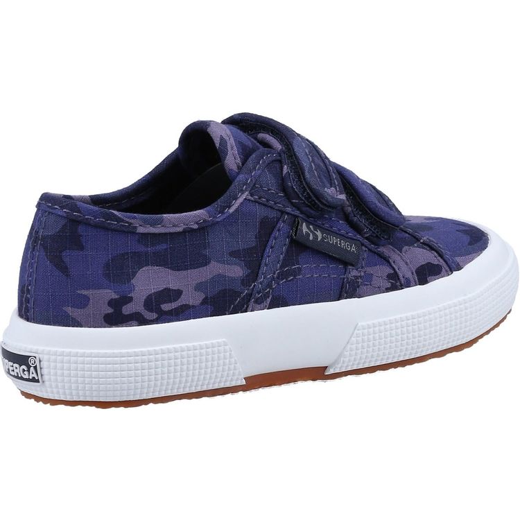 Superga 2750 Kids Straps Camo Ripstop Trainer 5