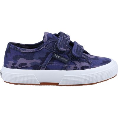 Superga 2750 Kids Straps Camo Ripstop Trainer 3