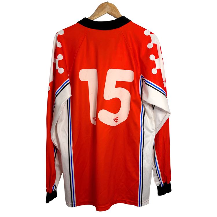 1997-98 Pisa SC Match Worn/Issued Away Shirt - XL imagen 5