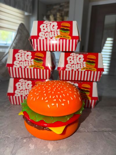 The Big Squish Burger Toy