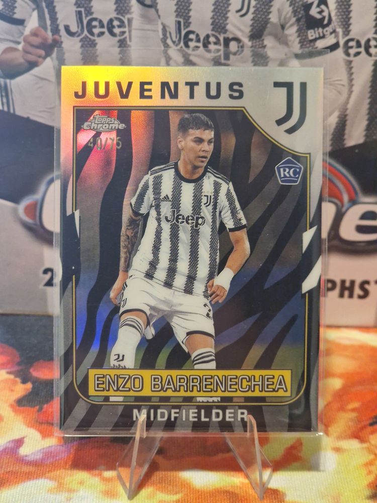 Topps  Enzo Barrenechea  Rc Zebra   /99   Topps Juventus  product image