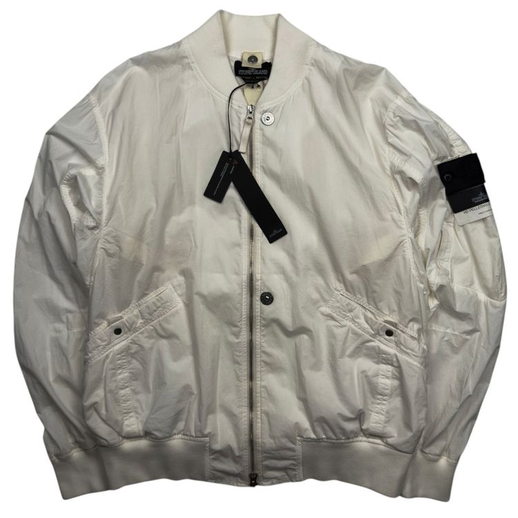 S/S 22 Stone Island Shadow Project HD Pelleovo Cotton TC Bomber Jacket image 1