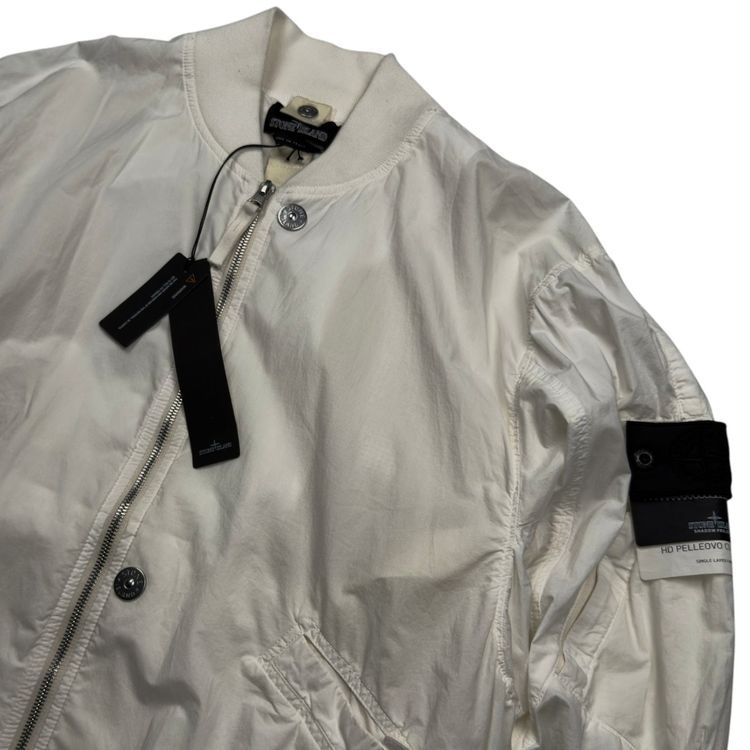 S/S 22 Stone Island Shadow Project HD Pelleovo Cotton TC Bomber Jacket image 5