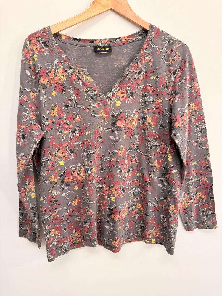 Ambria Floral Long Sleeve Top