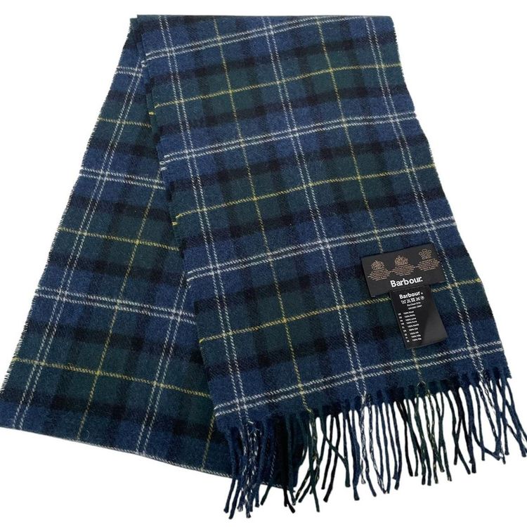 Barbour Tartan Check Wool Scarf image 2