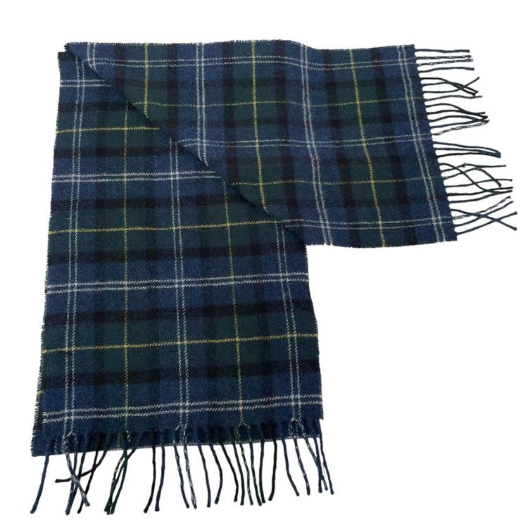 Barbour Tartan Check Wool Scarf image 3