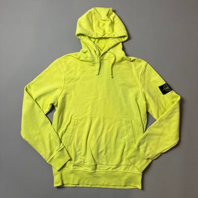 Stone Island Yellow Hoodie - Large