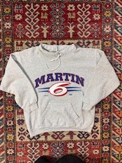 Grey Hoodie With Martin 6 Print