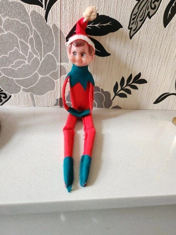 Red And Green Elf Doll image 1