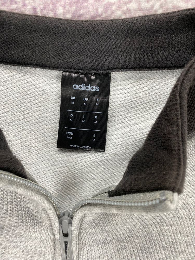 Immagine di Adidas Grey Zip-Up Track Jacket 4
