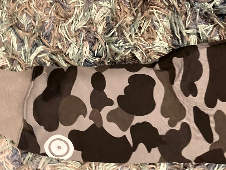 A Bathing Ape Camo Zip-Up Hoodie With Shark Face Hood 5