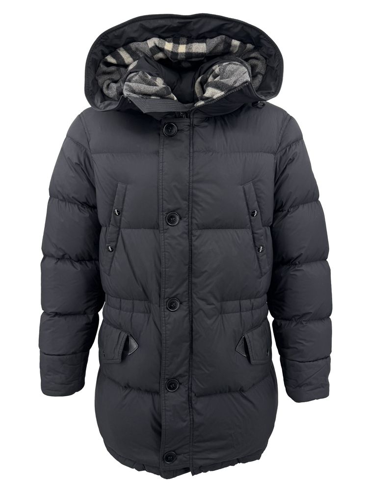 Burberry Hooded Puffer Jacket - Black (214769696)