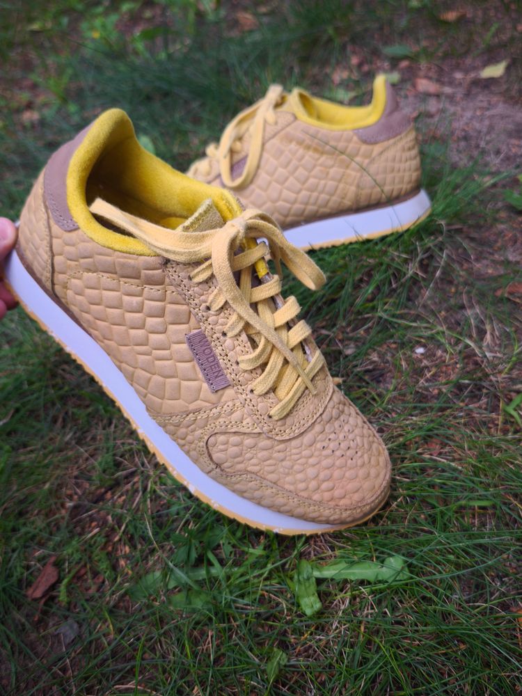 Other Woden Yellow Textured Sneakers product image