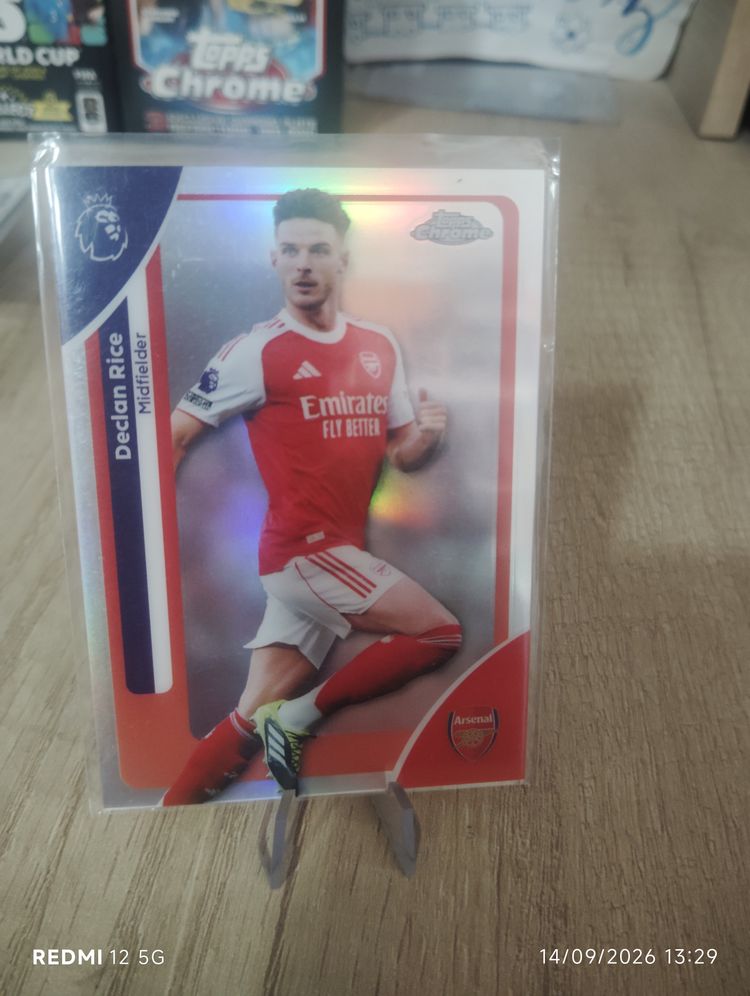Declan rice topps Chrome 