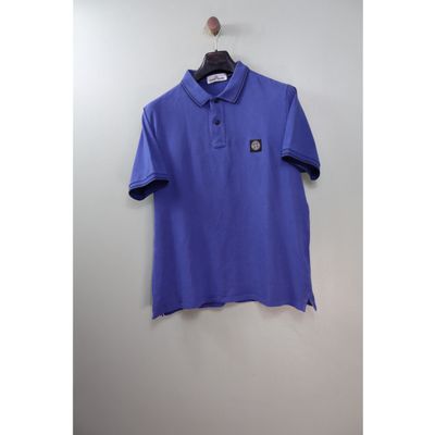 Stone Island Blue Slim Fit Polo