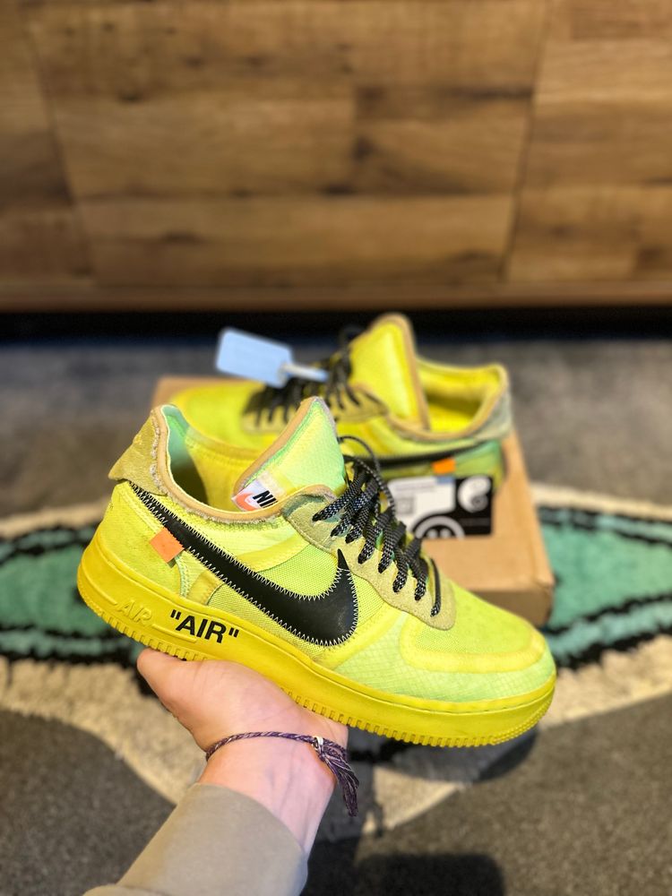 Nike Air Force 1 Off-White “Volts ” U.K. 9