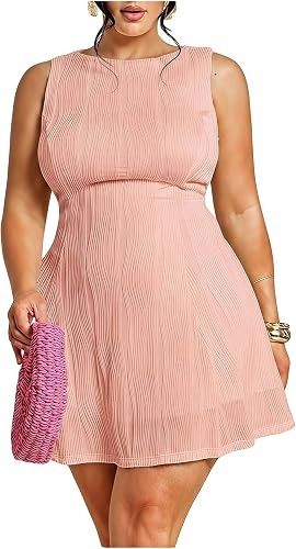 Immagine di Pink Sleeveless Dress 4
