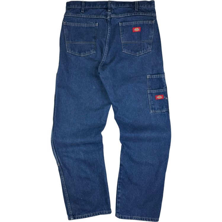 Dickies Double Knee Carpenter Denim Workwear Jeans Blue image 7