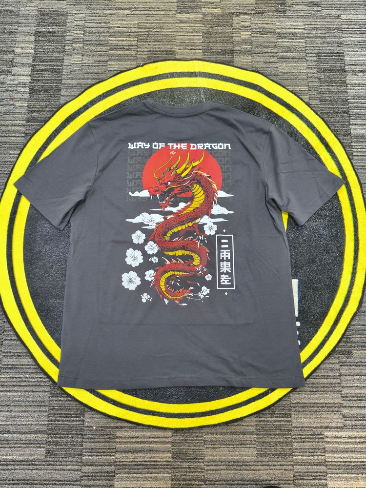 Zero13 Way of the Dragon Grey T-Shirt, New, All sizes 