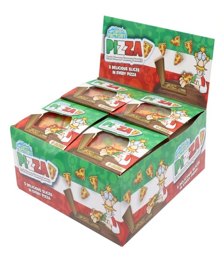 Junk Food Candy Factory Pizza Fruity Flavour Gummy Sweets product image