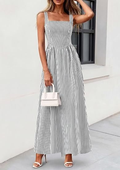 Immagine di Striped Maxi Dress 3