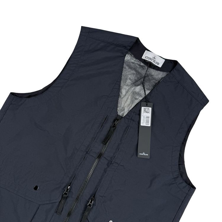 Stone Island 2026 Metal Lamina Poly Ripstop Gilet Jacket - Small obraz 9