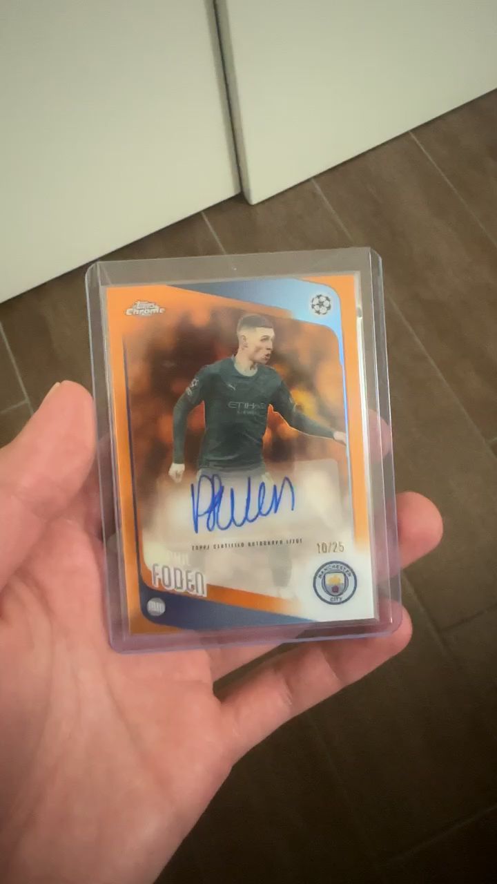 Topps Phil Foden 10/25 [Topps Chrome] image 1