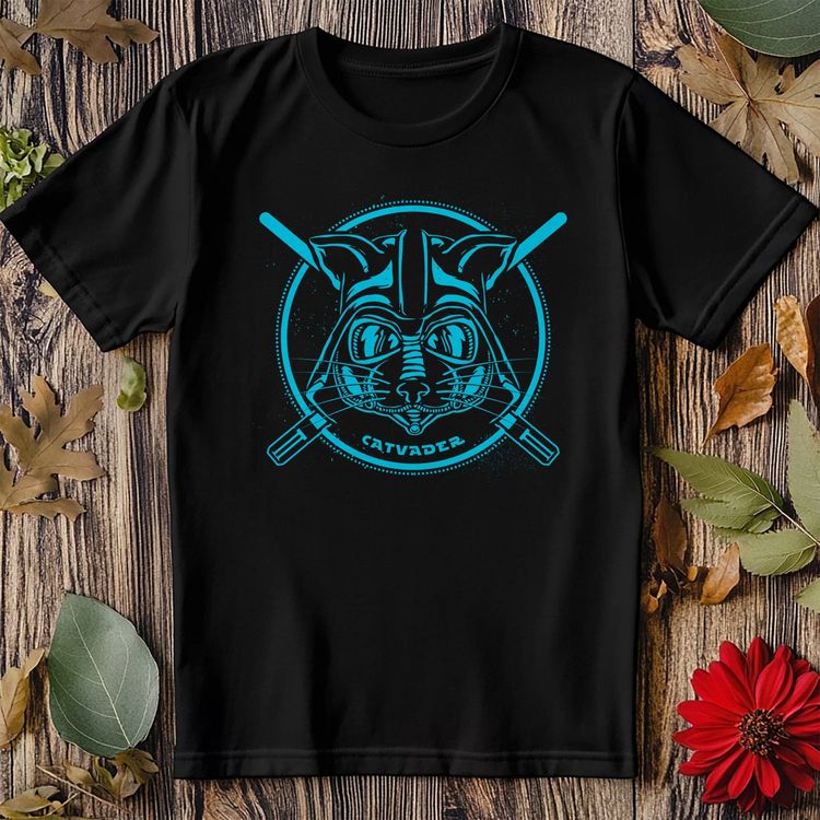 Catvader T-Shirt - Purr-fectly Dark image 4